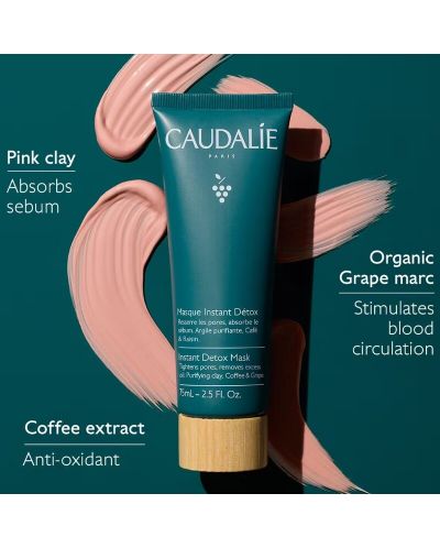 Caudalie Vinèrgetic C+ Мигновена детоксикираща маска за лице, 75 ml - 5